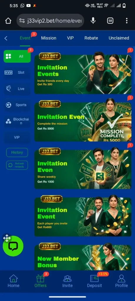 J33BET Game Download